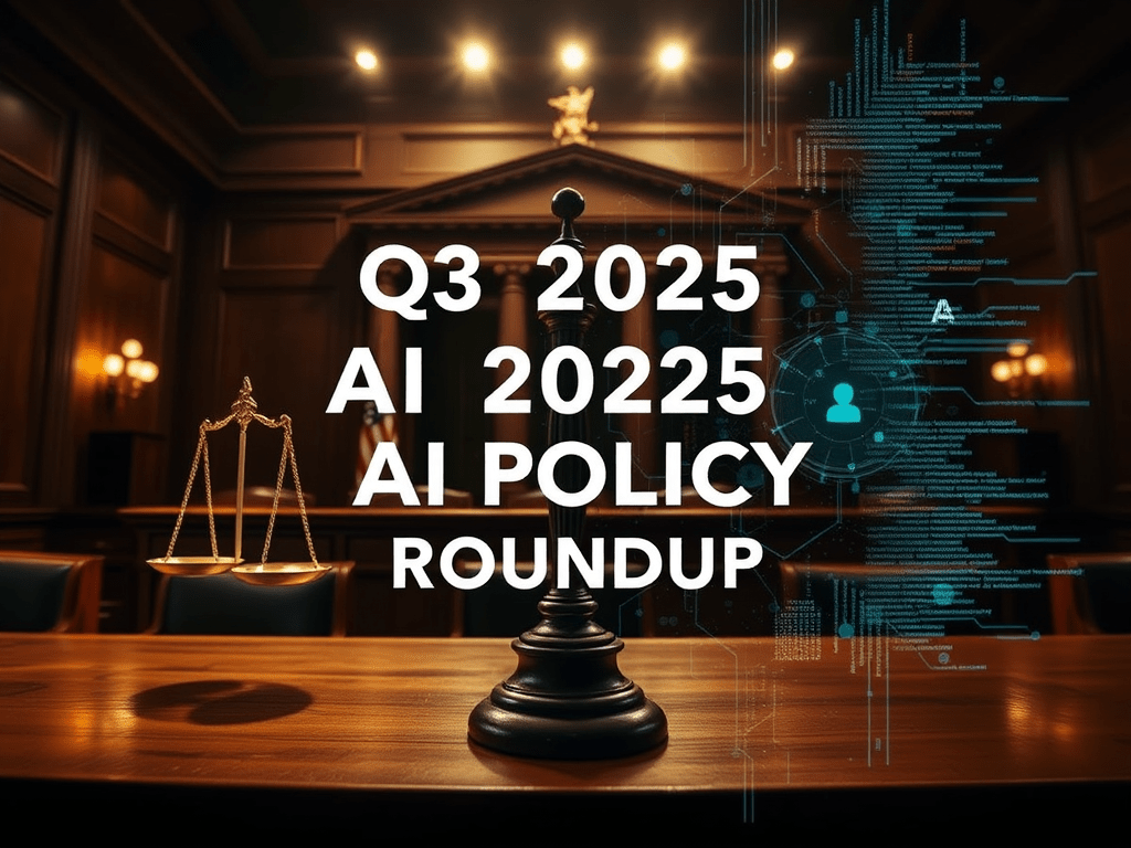 Q3 2025 AI Policy Roundup: New Local Regulations, National Pushbacks, and Global&nbsp;Governance